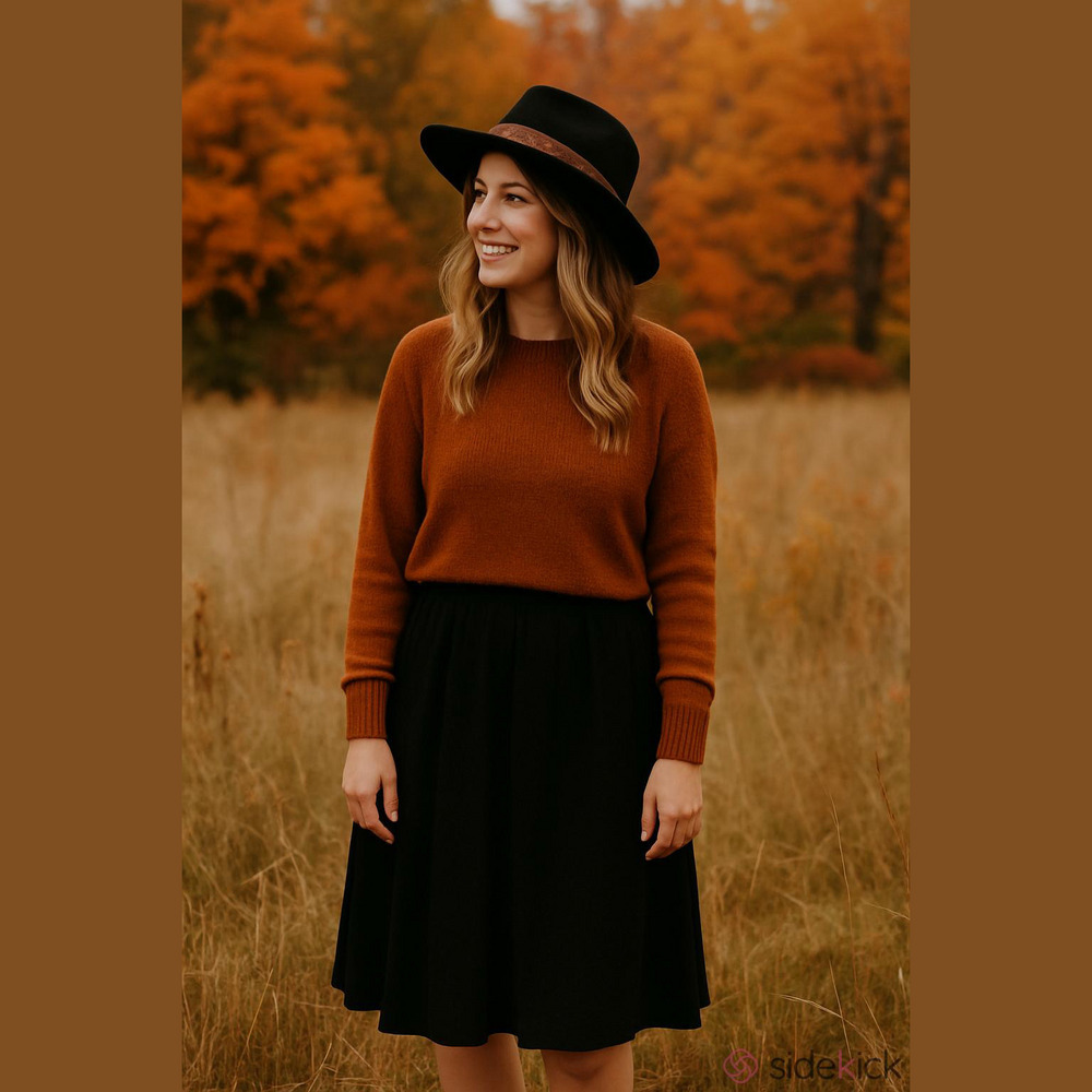 A New Day Adjustable Black Wool Women’s Hat